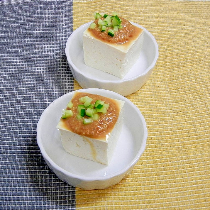 ピーナッツと味噌のソースで ジーマミー豆腐風味冷奴 レシピ 作り方 By Kon9093 楽天レシピ ピーナッツと味噌のソースで ジーマミー豆腐風味冷奴 レシピ 作り方 By Kon9093 楽天レシピ